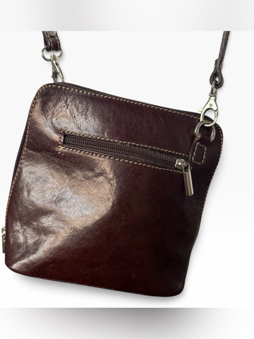 Petite Vera Pelle Italian Leather Crossbody purse